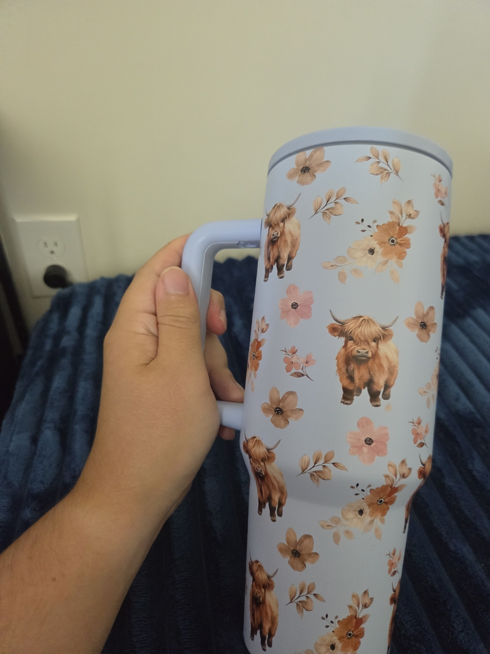 40 Oz Highland Cow Cup